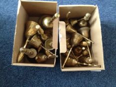 Collection of Brass Handled  Bells including rare Soho Foundry Sovereign Hull Ballarat bell, 2