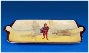 Royal Doulton Series Ware Tray ` Shakespeare - Romeo ` D 3596 14.5 Inches in Length.