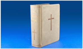 Holy Bible With Leather Cream Cover Containing the Hebrew & Greek Scripture and the Apocrypha in