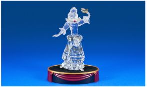 Swarovski S.C.S Member Redemption Crystal Figure. Produced for only one year date 2000. `Columbine`