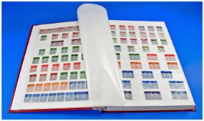 Hingeless Stamp Album Containing a Large Collection of UK Pre-Decimal and Decimal Used Stamps.