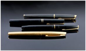 Collection Of Four Fountain Pens. A/F