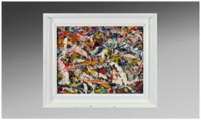 In The Manner Of Jean Paul Riopelle (1923-2002 Canadian) `Sarriette 3` oil on linen canvas,