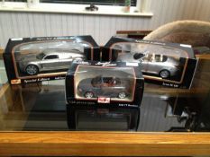 Three Maisto Special Edition Diecast Models, Comprising 1:24 Audi TT Roadster, 1:18 Audi