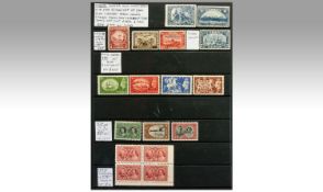 Superb Mint Collection of Stamps, G.B. 1951 Victory set, cat £100 plus Canada 1930`s values stamps,