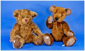 Two Various Late 20th Century English Teddy Bears, one Madrigal Designs, articulated growler, long