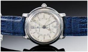Maurice Lacroix Automatic Stainless Steel Gents Wrist Watch with sapphire crystal glass on calf