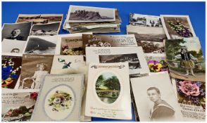 Collection of Assorted Postcards, mainly early and mid 20th century, of people, places and