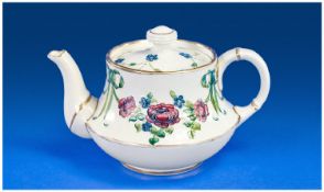 James Macintyre Florianware Teapot. Swans, Roses and Forget-me-not design. M2615 circa 1908. 4.25