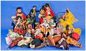 Quantity of Assorted International Dolls