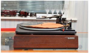 Mid 20th Century Gramophone `Garrard Model 3000` with Perspex cover.