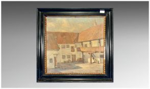 Eiler Londal (1887 - 1971) Canvas 19 inches x 18 inches, Signed lower right.