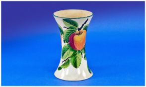 Wemyss Waisted Shape Vase, `Apples` Pattern. 6.25`` in height.