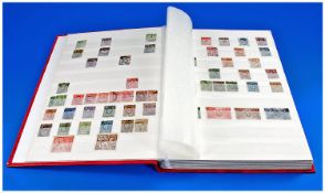 Hingeless Stamp Album Containing a Large Collection of UK Pre-Decimal and Decimal Used Stamps. From