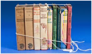 Collection Of Nine Edgar Rice Burroughs Novels, Comprising Jungle Girl, Tarzan, The Princess Of