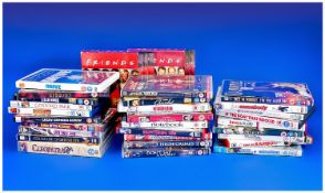 Collection Of Approximately 36 DVD`s mostly films, some comedy,