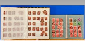 2 Stamp Albums Containing 311 1D Reds plus other GB stamps.