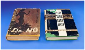 Ian Fleming, Two James Bond Books ``Dr No`` & ``For Your Eyes Only`` Published By Cape, Issued By