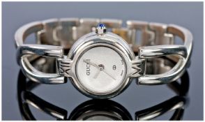 Gucci Ladies Stainless Steel Fashion Watch. Working order.