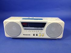 Panasonic Radio Alarm Clock, probably 1990`s, with various adjustable settings, 1990`s, in good