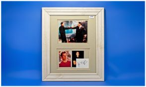 Framed And Signed Montage, Signed John Travolta & Nicolas Cage. Comes Complete With Certificate Of