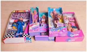 5 Boxed Barbie & Sindy Dolls, including 50th anniversary Barbie Special edition.