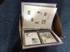 Album Of Stamps Including Mint Stamps, plus album of 1st day covers.