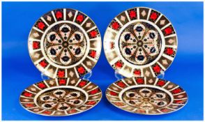 Royal Crown Derby Imari Cabinet Plates, Large size, 4 pattern in total , pattern number 1128. Date