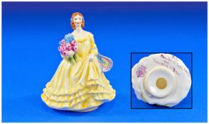 Royal Worcester Vintage Figure `June` small size, model no 2906. Issued 1931-1959. Modelled by