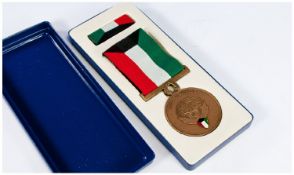 Golf War Medal - Liberation of Kuwait.
