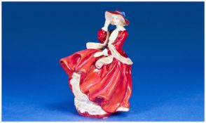 Royal Doulton Figure ``Top of the hill``, HN1834, issued 1937; 7 inches high.