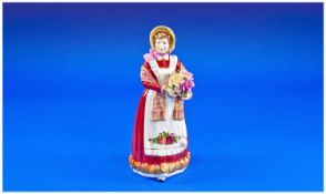Royal Doulton Figure  `Old Country Roses` HN 3692. Designed W.Pedley. Issued 1995-99. 8`` in