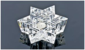 Waterford Crystal Star Of David Paperweight