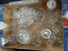 Large Box Of Assorted Glassware.
