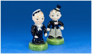 Carlton Ware Ltd Edition Figures. 2 in total. A) Groom, no. 97, 4.25 inches high. B)Sailor, no.