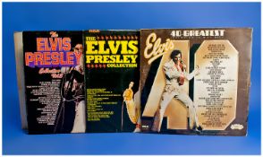 Elvis Presley Records in good condition ``Boot leg L.P Recorded in studio, Elvis sings plays guitar