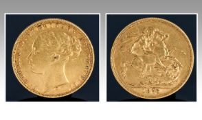 Victoria 1876 Sovereign Melbourne Mint