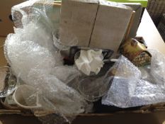 Good Box Of Assorted Porcelain & Glassware