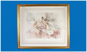 Gordon King Signed Limited Edition Framed Print, signed in pencil lower right. 55/750. Titled `
