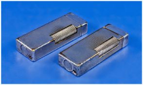 Two Dunhill Lighters, Used Condition.