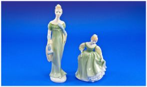 Royal Doulton Figures `Lorna` HN 2311. Issued 1965-86. 8.25`` in height. Plus `Fair Maiden` HN