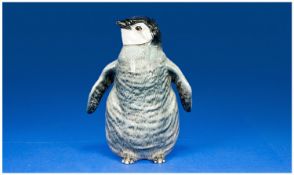 Beswick Penguin Figure, `Penguin Chick` Standing. Model No 2398. Issued 1971-76. Designer Graham
