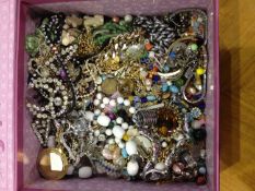 Small Collection Of Costume Jewellery Including bracelets, necklaces, watches. some a/f