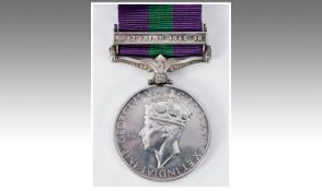 General Service Medal With Palestine 1945-48 Clasp, Awarded To AS 6847 Pte A Shano A P C Sold A/F