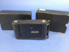 No. 1 Autographic Kodak Junior Camera. In box with original instructions.