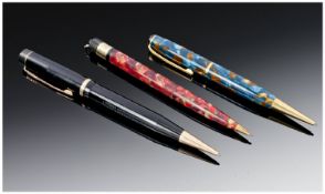 Collection Of Three Propelling Pencils, Comprising Conway Stewart Duro Point No 2, Burnham & The