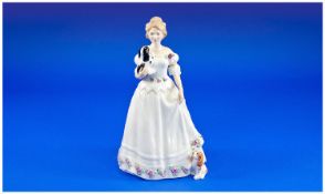 Royal Doulton Figure `Take Me Home` HN 3662. Designer N.Pedley. Issued 1995. 8`` in height.