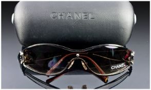 Pair Of Ladies Sunglasses Complete With Outer Box, Both Marked Chanel.