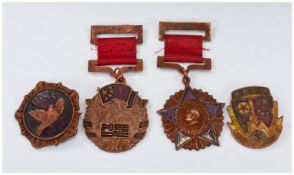 Set of Four Medals.