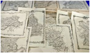 11 Maps by John Rapkin C1850